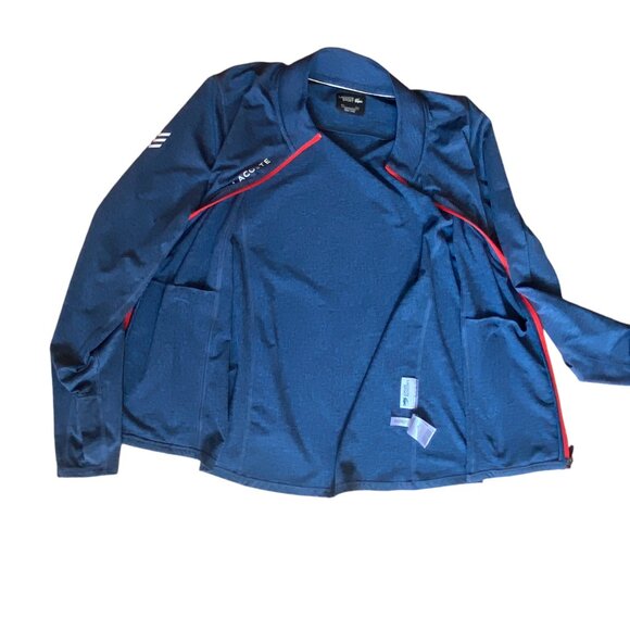 NWOT Lacoste Sport Track Tennis Prep Jacket Full Zip Athletic Streetwear-M - Picture 11 of 16